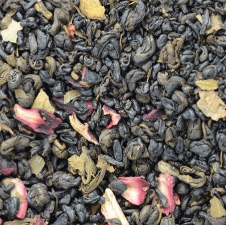 Зелений та чорний чай Суниця із вершками II Світ Чаю 100 г - фото-1