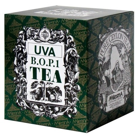 Черный чай Млесна Ува B.O.P.1 картон 200 г - фото-1