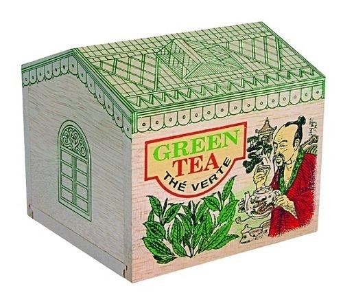 Зелений чай Млісна у дерев'яному будиночку 150 г - фото-1