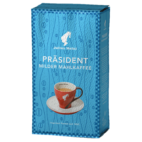 Кава Julius Meinl President milder mahlkaffee мелена 500 г - фото-1
