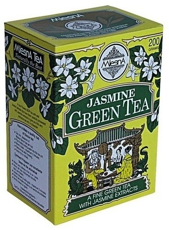 Зелений чай Млесна Жасмин картон 200 г - фото-1