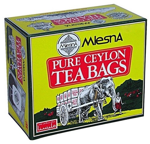 Чорний чай Слон у пакетиках Млісна картон 200 г - фото-1