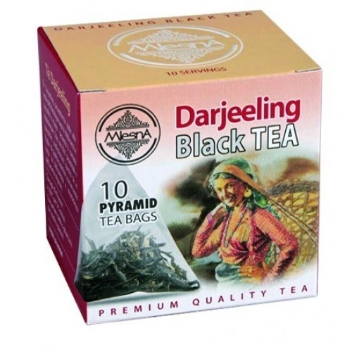 Чорний чай Дарджилінг у пакетиках Млісна картон 20г - фото-1