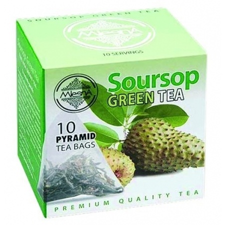 Зелений чай Саусеп у пакетиках Млісна картон 20г - фото-1