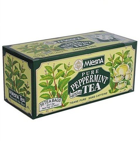 Трав'яний чай Млісна М'ята перцева в індивідуальних пакетиках з паперу картон 75 г - фото-1