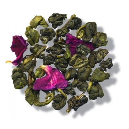 Зелений чай Рожевий перли Діамантовий Дракон пак. із фольги 100 г - фото-1
