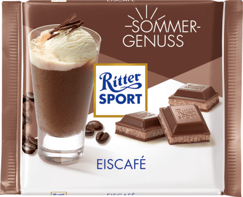 Молочний шоколад Ritter Sport Літня насолода EISCAFE 100 г - фото-1