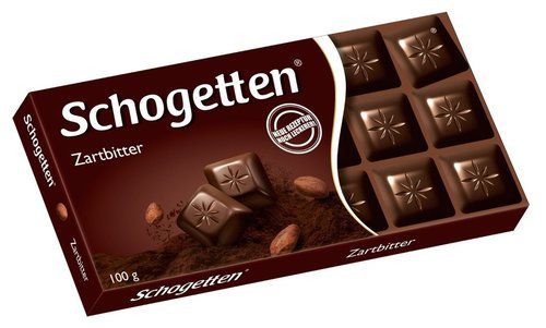 Чорний шоколад Schogetten 50% какао 100 г - фото-1