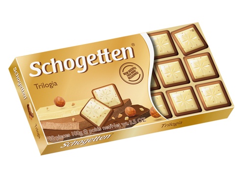 Молочний шоколад Schogetten Трилогія 100 г - фото-1