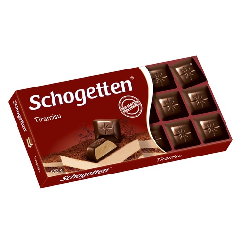 Чорний шоколад Schogetten Тірамісу 100 г - фото-1
