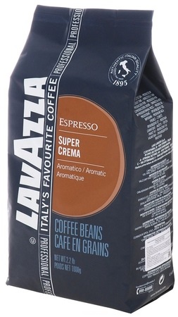 Кава Lavazza Super Crema у зернах 1 кг - фото-2