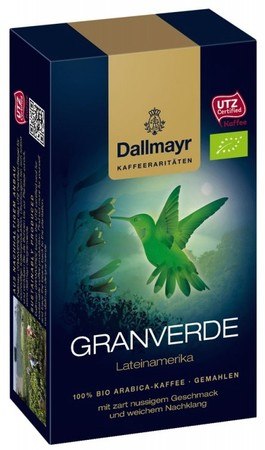 Кава Dallmayr Granverde Bio мелена 250 г - фото-1