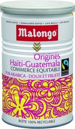 Кава Malongo Haiti Guatemala мелена з/б 250 г - фото-1