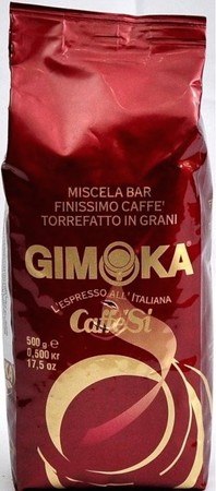 Кава Gimoka Caffe Si Rosso у зернах 500 г - фото-1