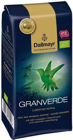 Кава Dallmayr Granverde Bio у зернах 250 г - фото-1