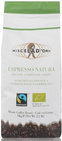 Кава Miscela d Oro Espresso Natura у зернах 1000 г - фото-1