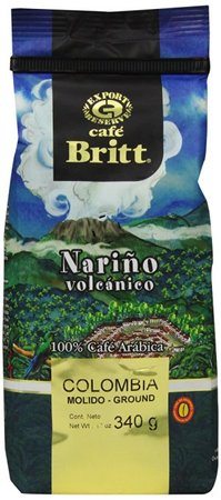 Кава Cafe Britt Colombian Narino Volcanico у зернах 340 г - фото-1