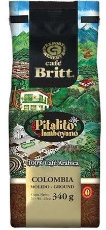 Кава Cafe Britt Colombian Pitalito Laboyano у зернах 340 г - фото-1