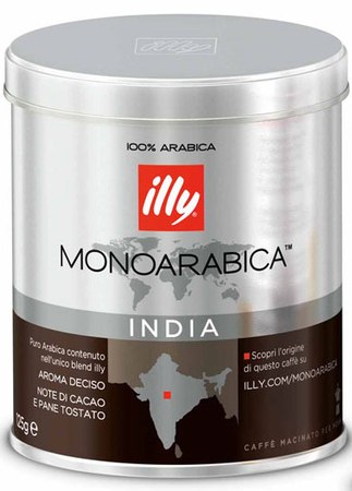 Кофе Illy Monoarabica Индия молотый 125 г - фото-1