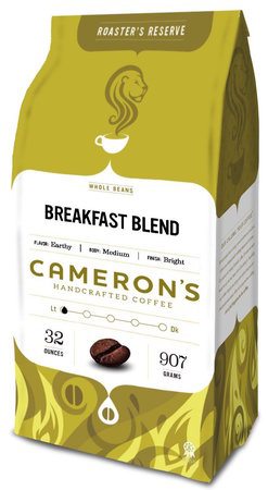 Кава Camerons Breakfast Blend у зернах 907 г - фото-1