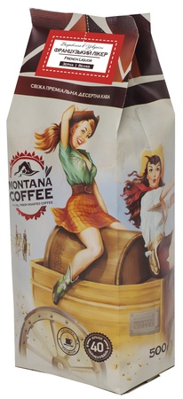 Кава Montana Coffee Французький Лікер у зернах 500 г - фото-1