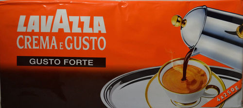 Кофе Lavazza Crema e gusto Forte молотый 4*250 г - фото-1