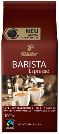 Кава Tchibo Barista Espresso у зернах 1000 г - фото-1