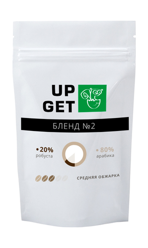 Кава GetUp Blend №2 у зернах 250 г - фото-1