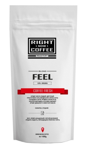 Кава Right Now Coffee Feel у зернах 1000 г - фото-1