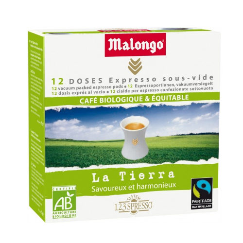 Кофе Malongo La Tierra в монодозах - 12 шт - фото-1