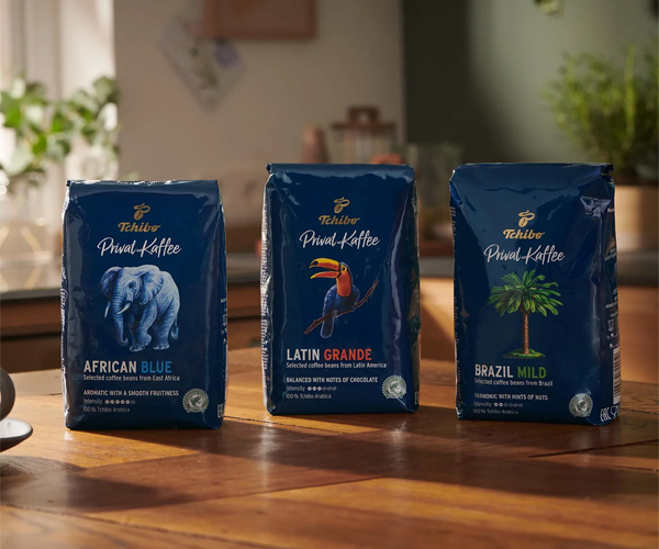 Кава Tchibo Privat Kaffee African Blue у зернах 500 г - фото-2