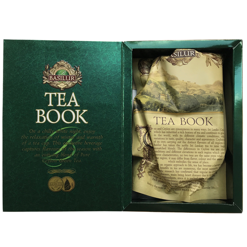 Зелений чай Basilur Чайна книга Том III картон 75 г - фото-2