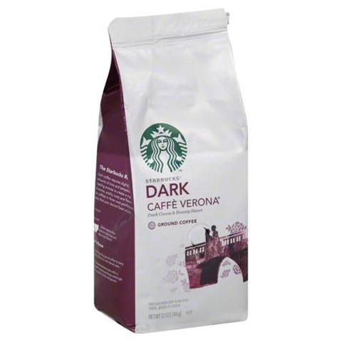 Кава Starbucks Dark Caffe Verona у зернах 250 г - фото-1